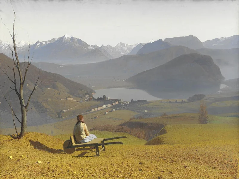 1887-Oreste Albertini - Panorama da Viconago